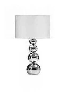 Cameo Touch Table Lamp with White Shade Cameo Touch Table Lamp with White Shade